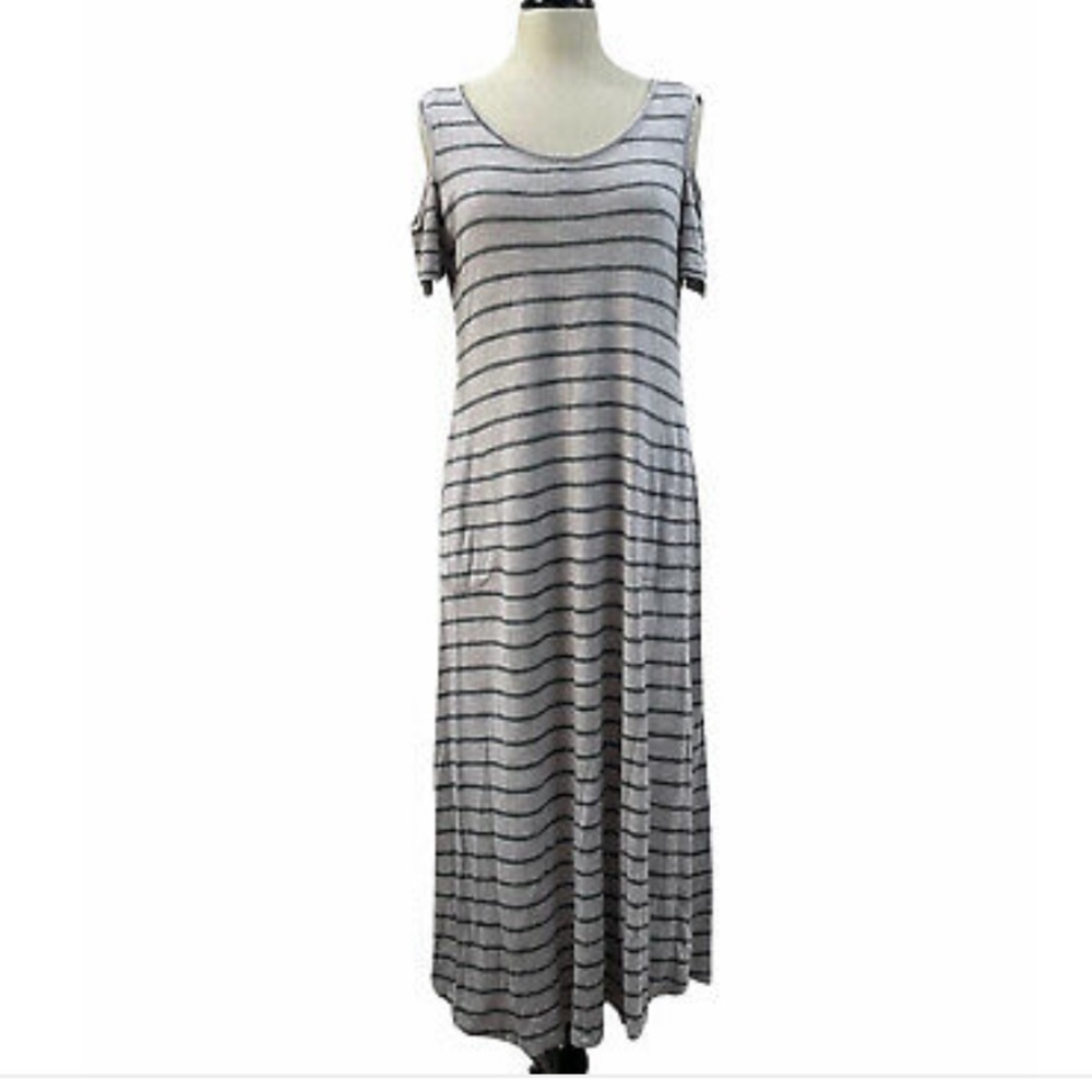 Soft Surroundings‎ striped maxi dress size PS
